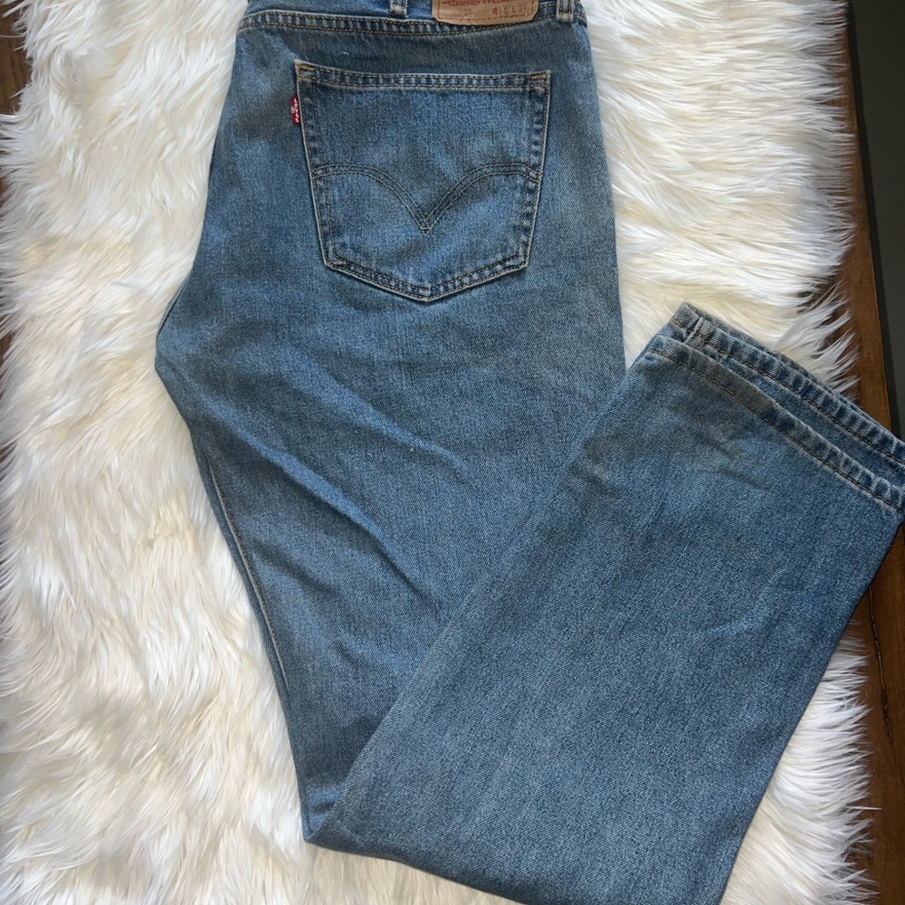 Vintage Levi’s 505 Straight fit denim. Men’s L38 x W34 - Picture 6 of 8